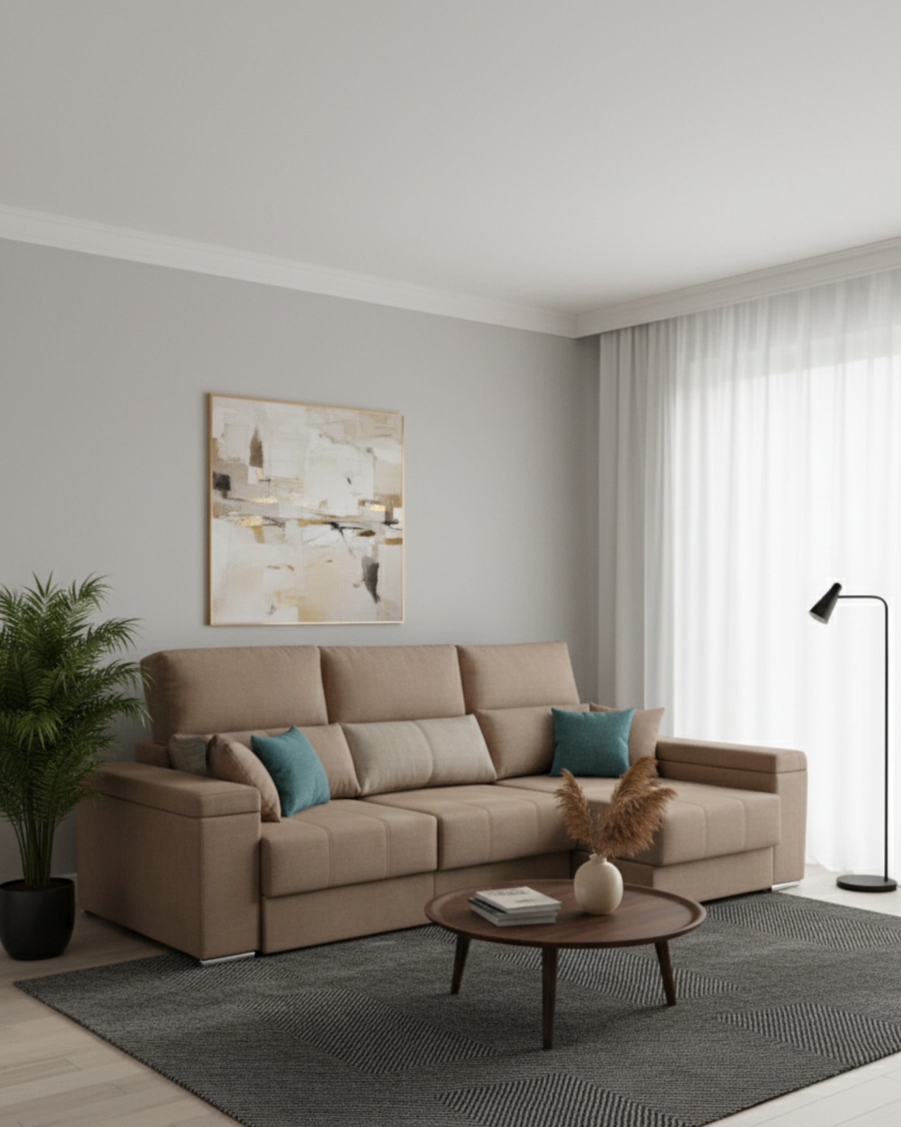 Sofá Chaiselongue Amare Salvador arena